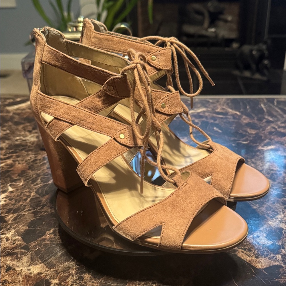 Circus By Sam Edelman Emilia Lace Up Block Sandals - Women’s Size 9